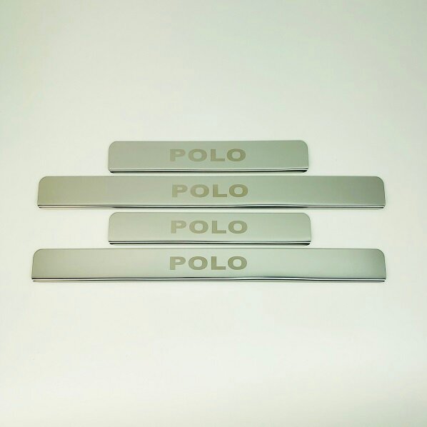 

Накладки INOX на пороги из нерж. стали для VOLKSWAGEN Polo Sedan 2010-2015; 2015-2020