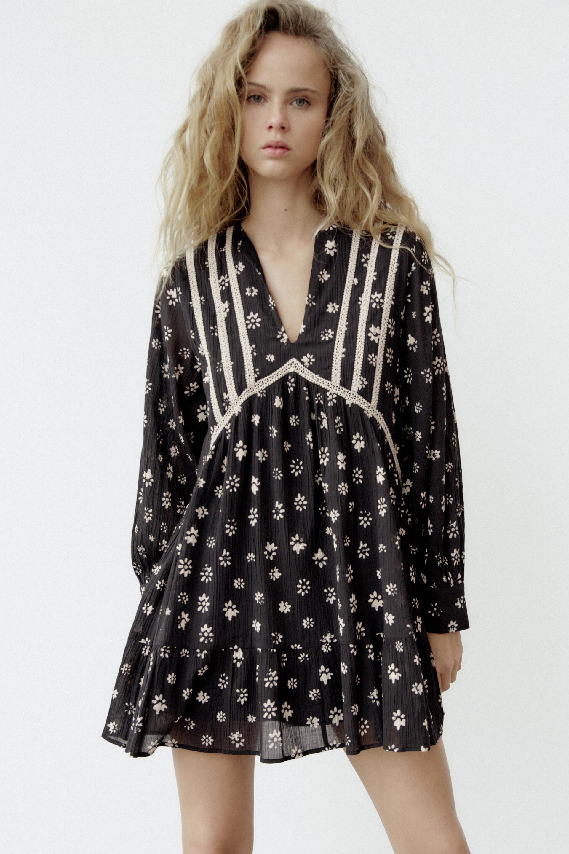 

Платье женское ZARA 00881300 черное S (доставка из-за рубежа), Черный, 00881300