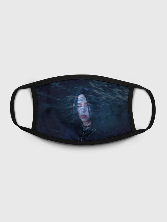 

Многоразовая маска унисекс Burnettie Billie Eilish Ocean Eyes, Разноцветный, Billie Eilish Ocean Eyes
