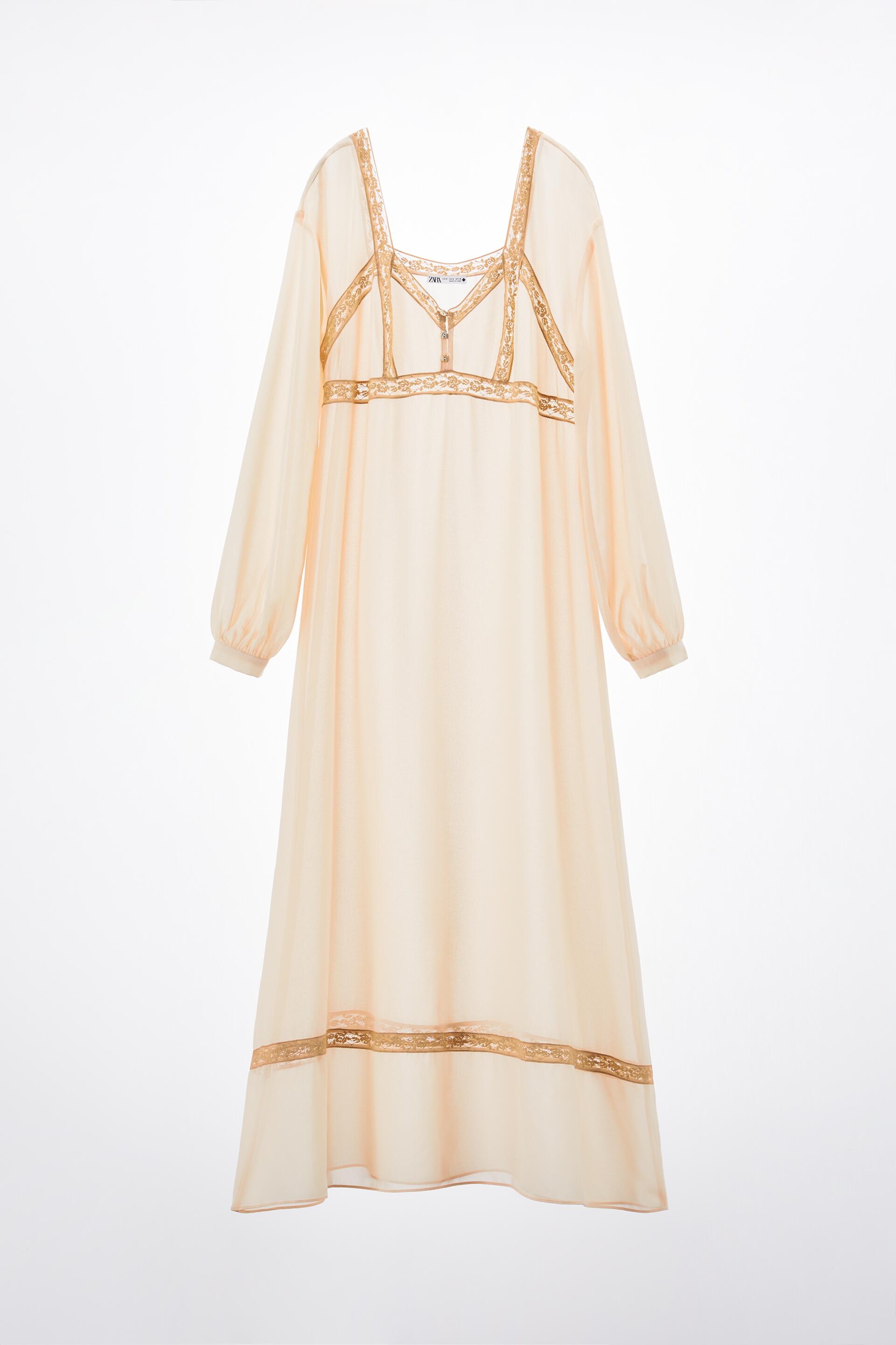 Платье женское ZARA 01067818 розовое M (доставка из-за рубежа)