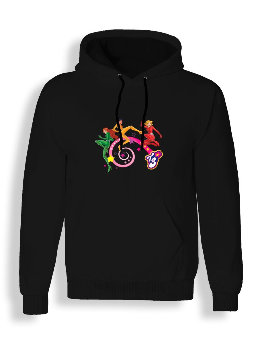 

Худи унисекс СувенирShop Тотали спайс/Totally Spies/Мультфильм 8 черное S, "Тотали спайс/Totally Spies/Мультфильм" 8