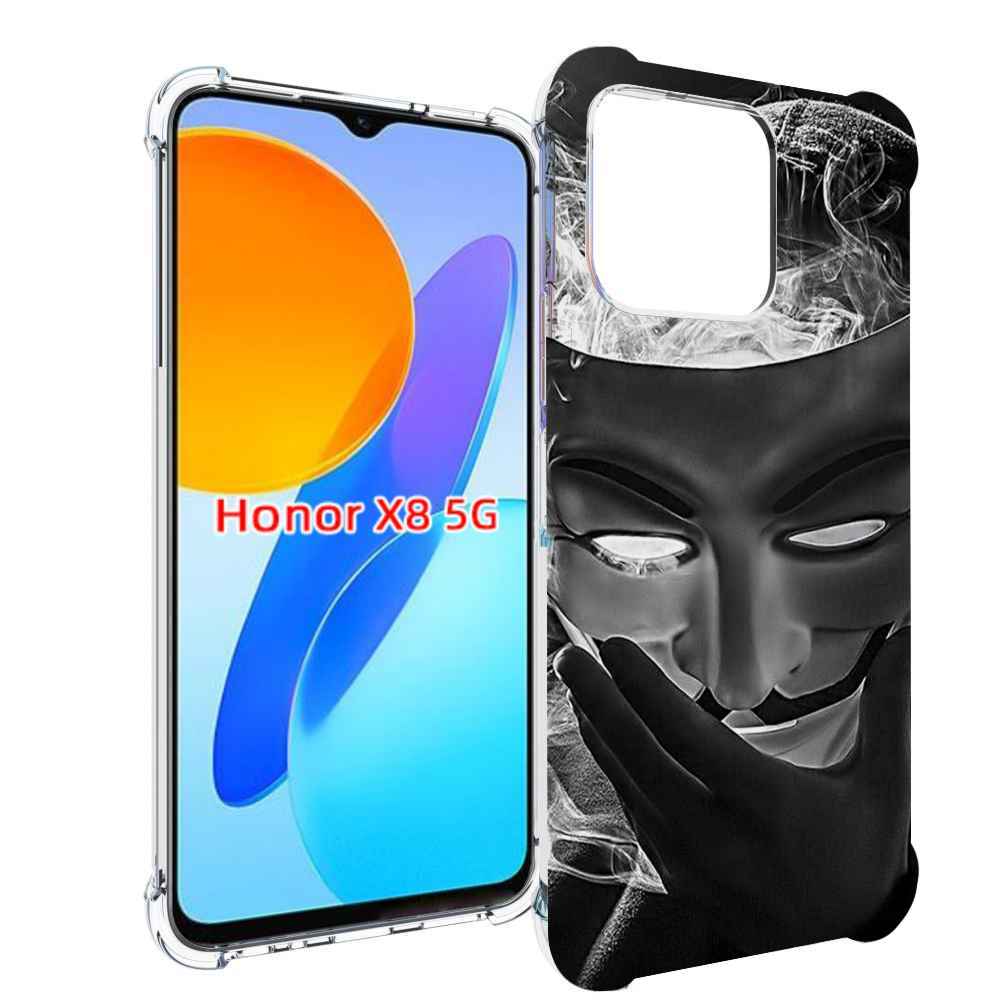 

Чехол MyPads Маска для Honor X8 5G, Прозрачный, Tocco