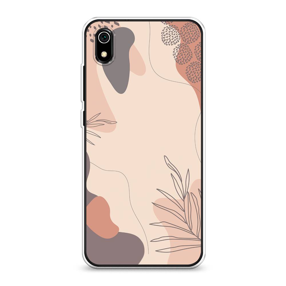 

Чехол на Xiaomi Redmi 7A "Нюдовые тона", Коричневый;серый, 35450-4