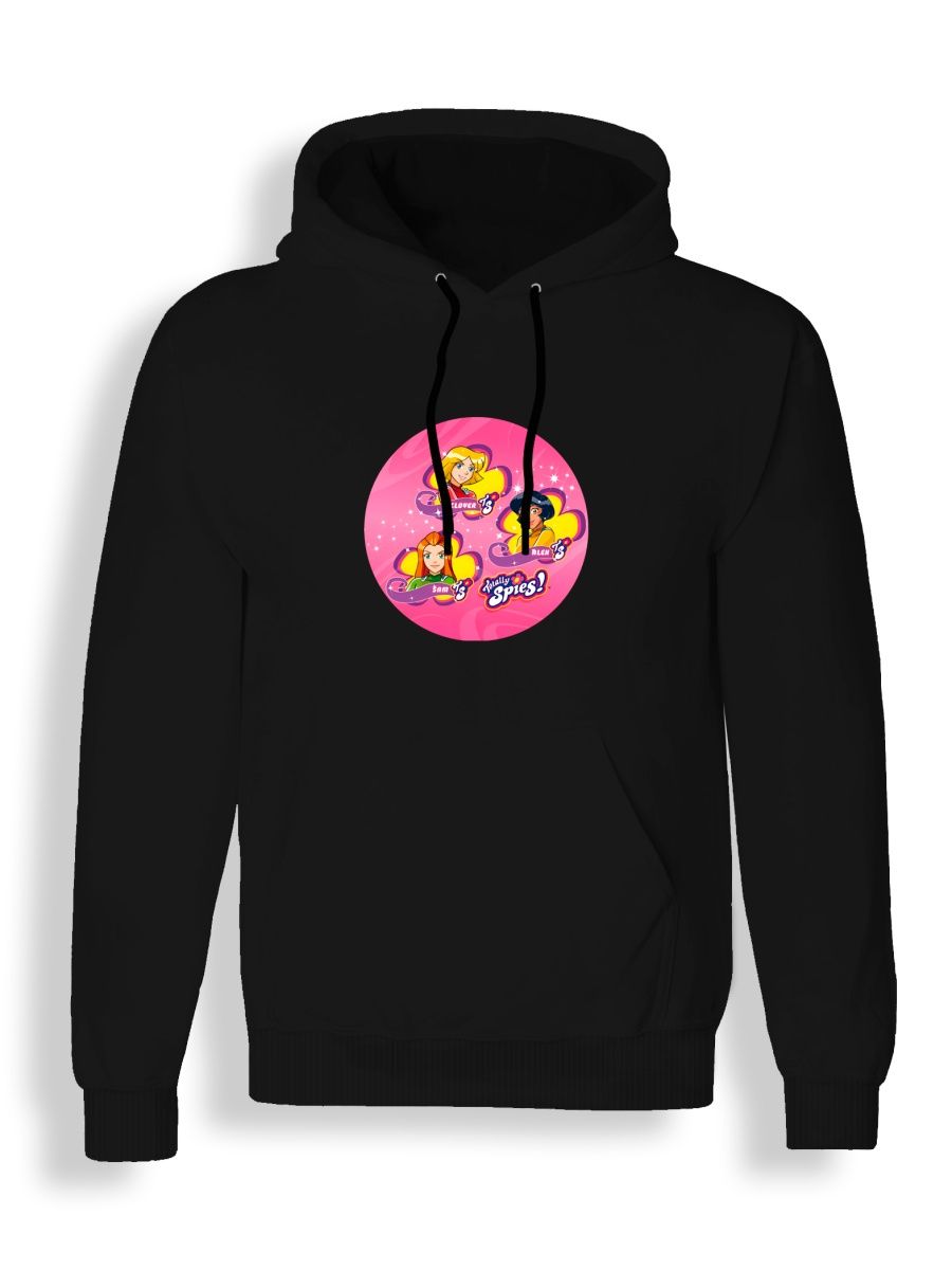 

Худи унисекс СувенирShop Тотали спайс/Totally Spies/Мультфильм 9 черное XL, "Тотали спайс/Totally Spies/Мультфильм" 9
