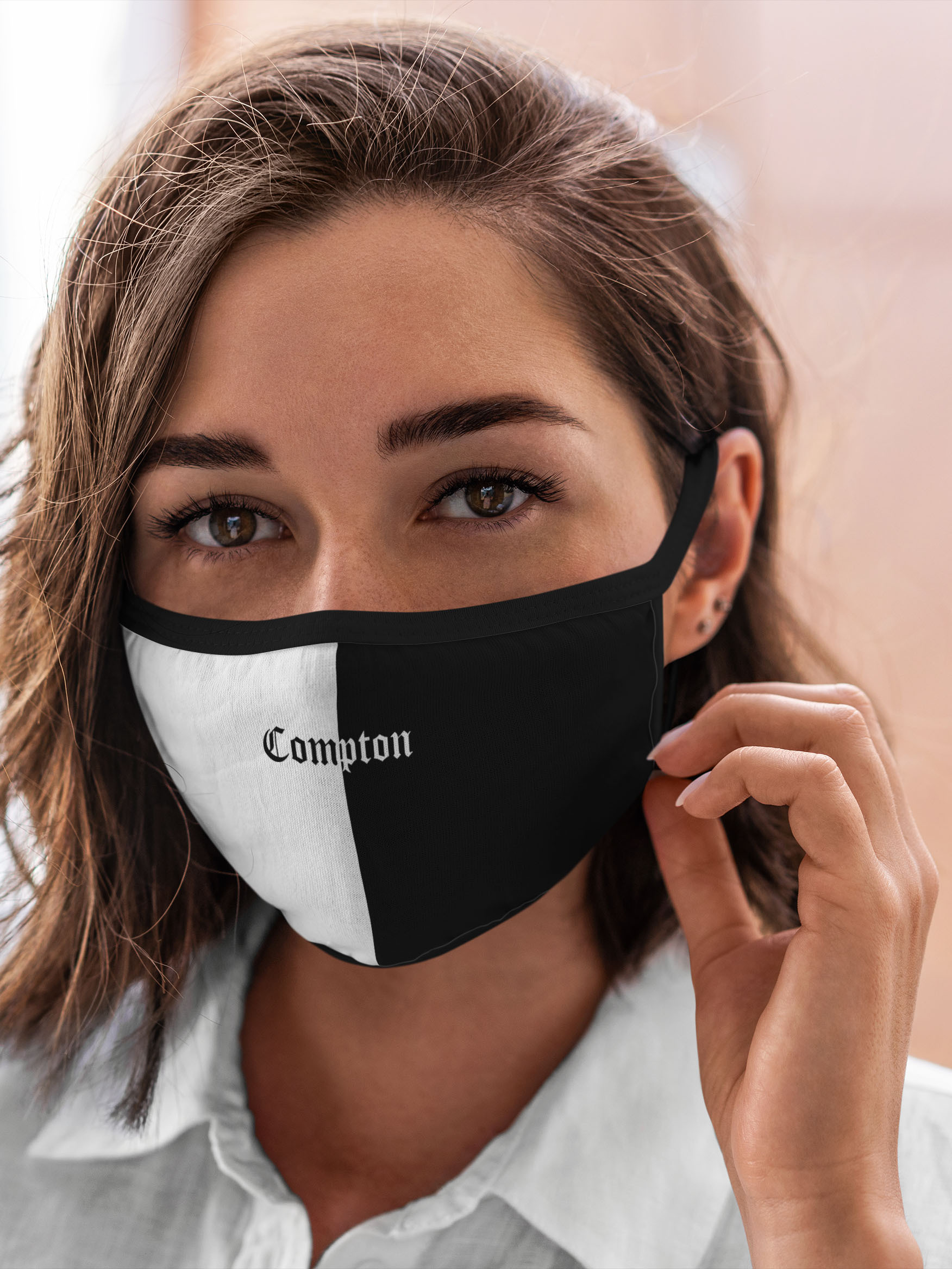 

Многоразовая маска унисекс Burnettie Зарубежные Compton, Разноцветный, Зарубежные Compton