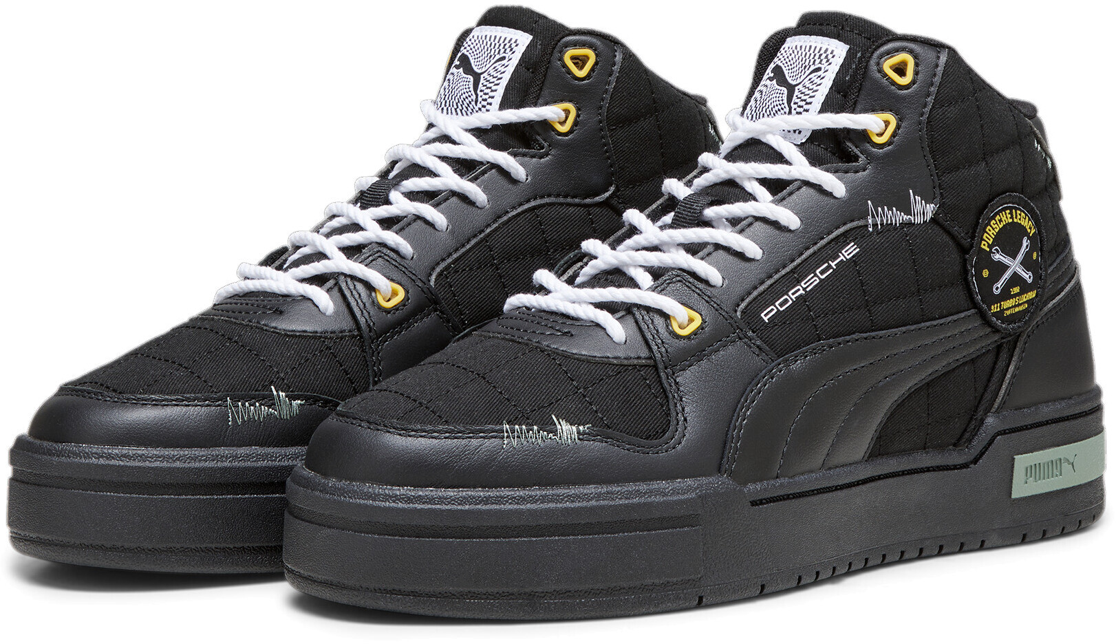 

Кеды унисекс PUMA PL CA Pro Mid GC черные 12 UK, Черный, PL CA Pro Mid GC