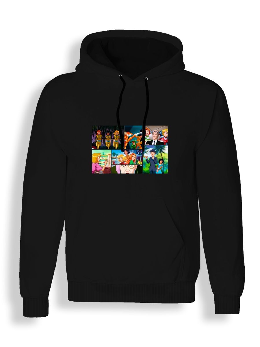 

Худи унисекс СувенирShop Тотали спайс/Totally Spies/Мультфильм 11 черное S, "Тотали спайс/Totally Spies/Мультфильм" 11