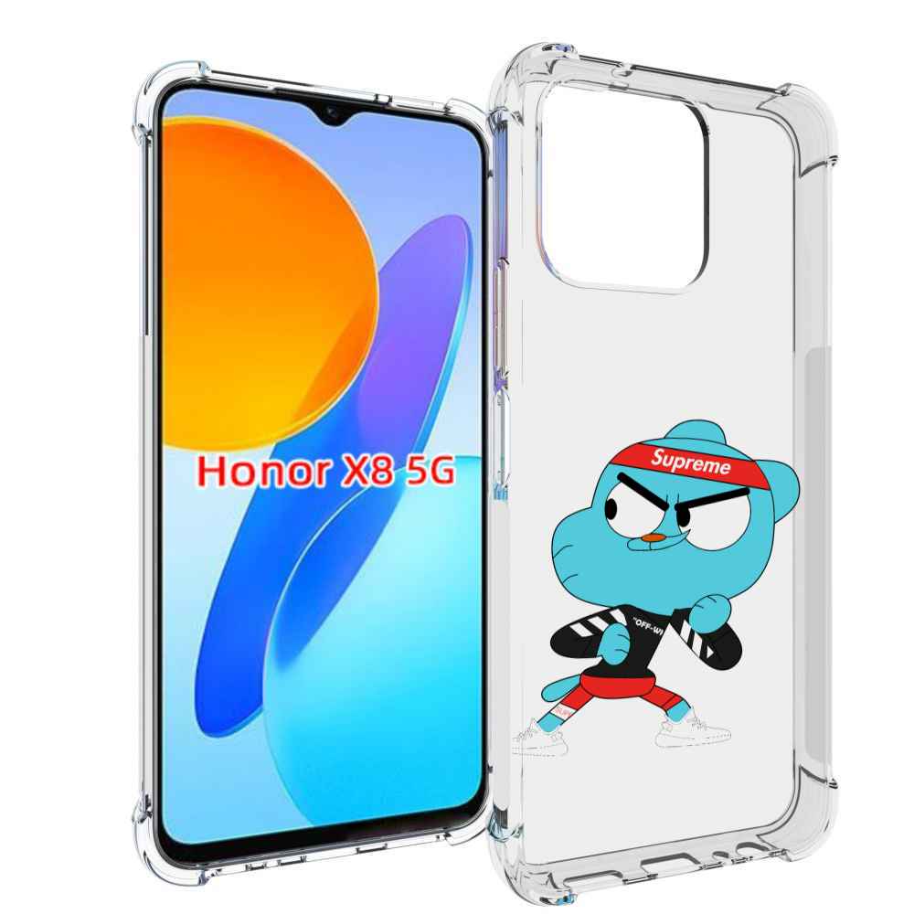 

Чехол MyPads Модный-Гамбол для Honor X8 5G, Прозрачный, Tocco