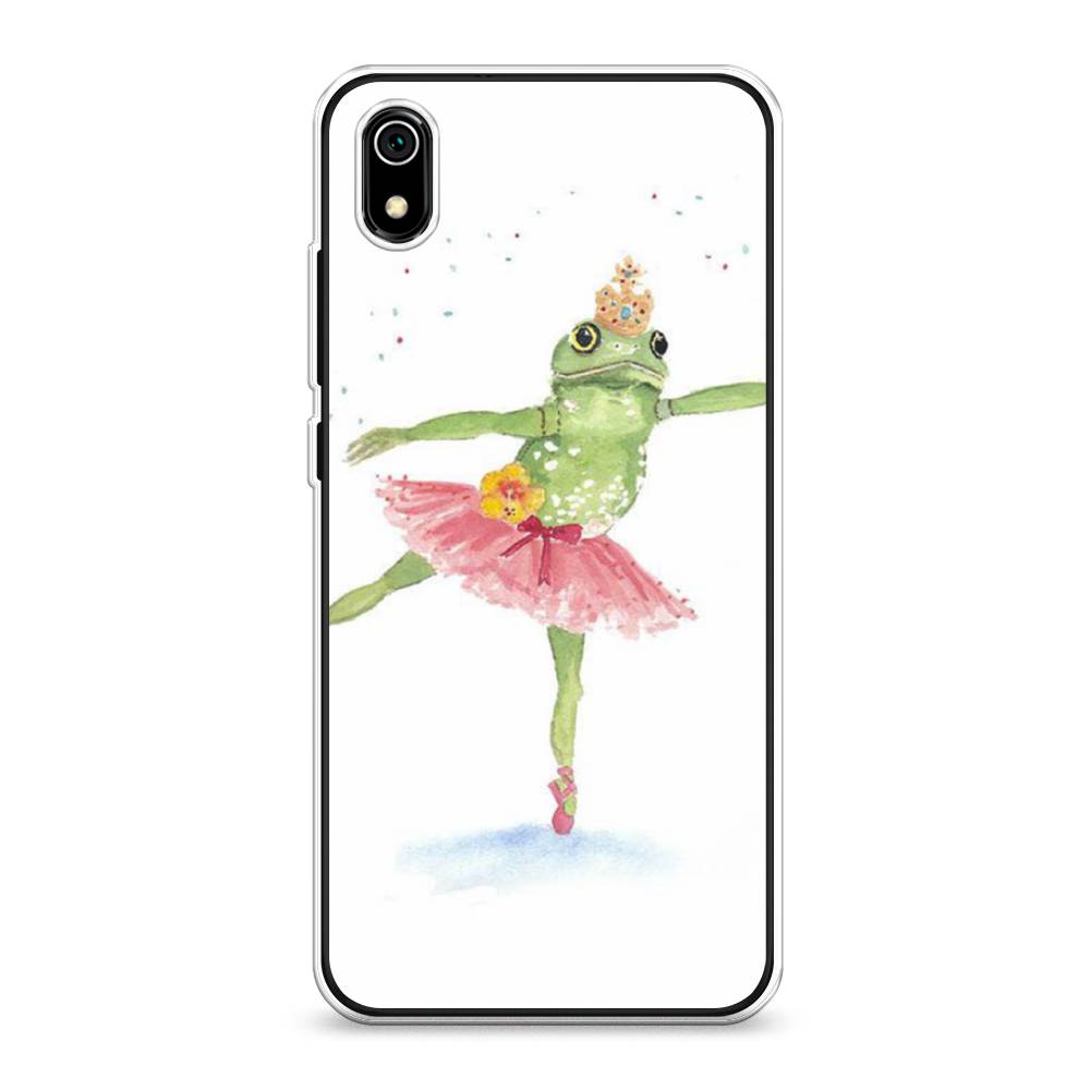 

Чехол на Xiaomi Redmi 7A "Лягушка-балерина", Зеленый, 35450-4