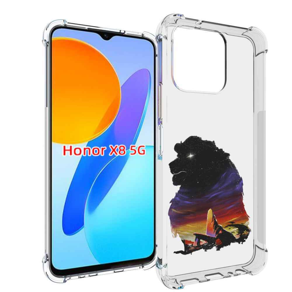 

Чехол MyPads Муфаса для Honor X8 5G, Прозрачный, Tocco