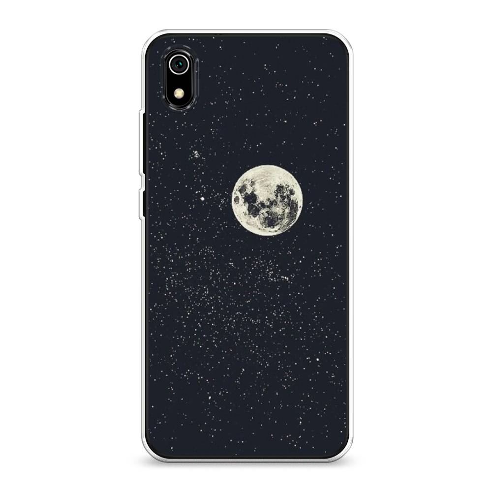 

Чехол на Xiaomi Redmi 7A "Полнолуние", Красный, 35450-2