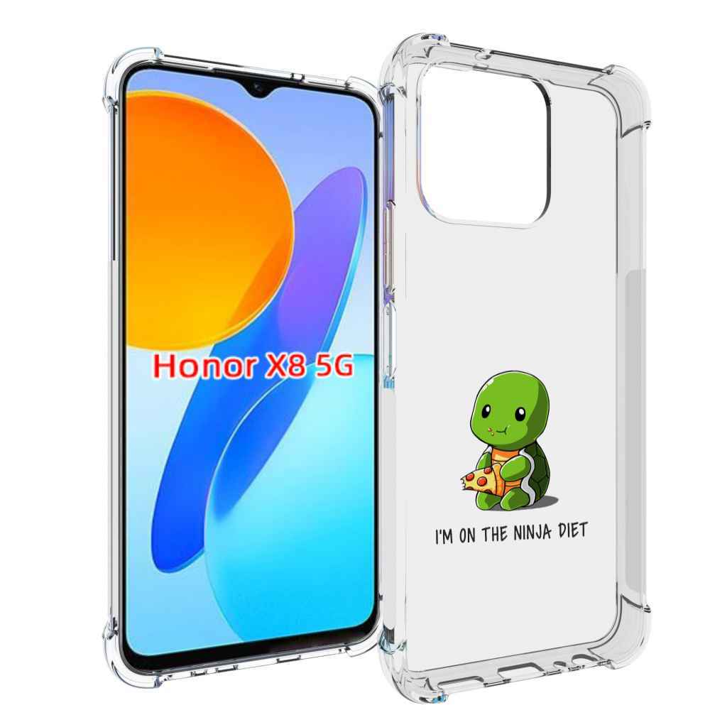 

Чехол MyPads Ниндзя-диета для Honor X8 5G, Прозрачный, Tocco