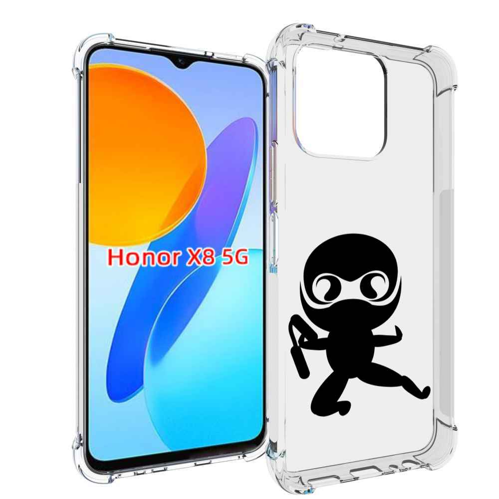 

Чехол MyPads Ниндзя для Honor X8 5G, Прозрачный, Tocco