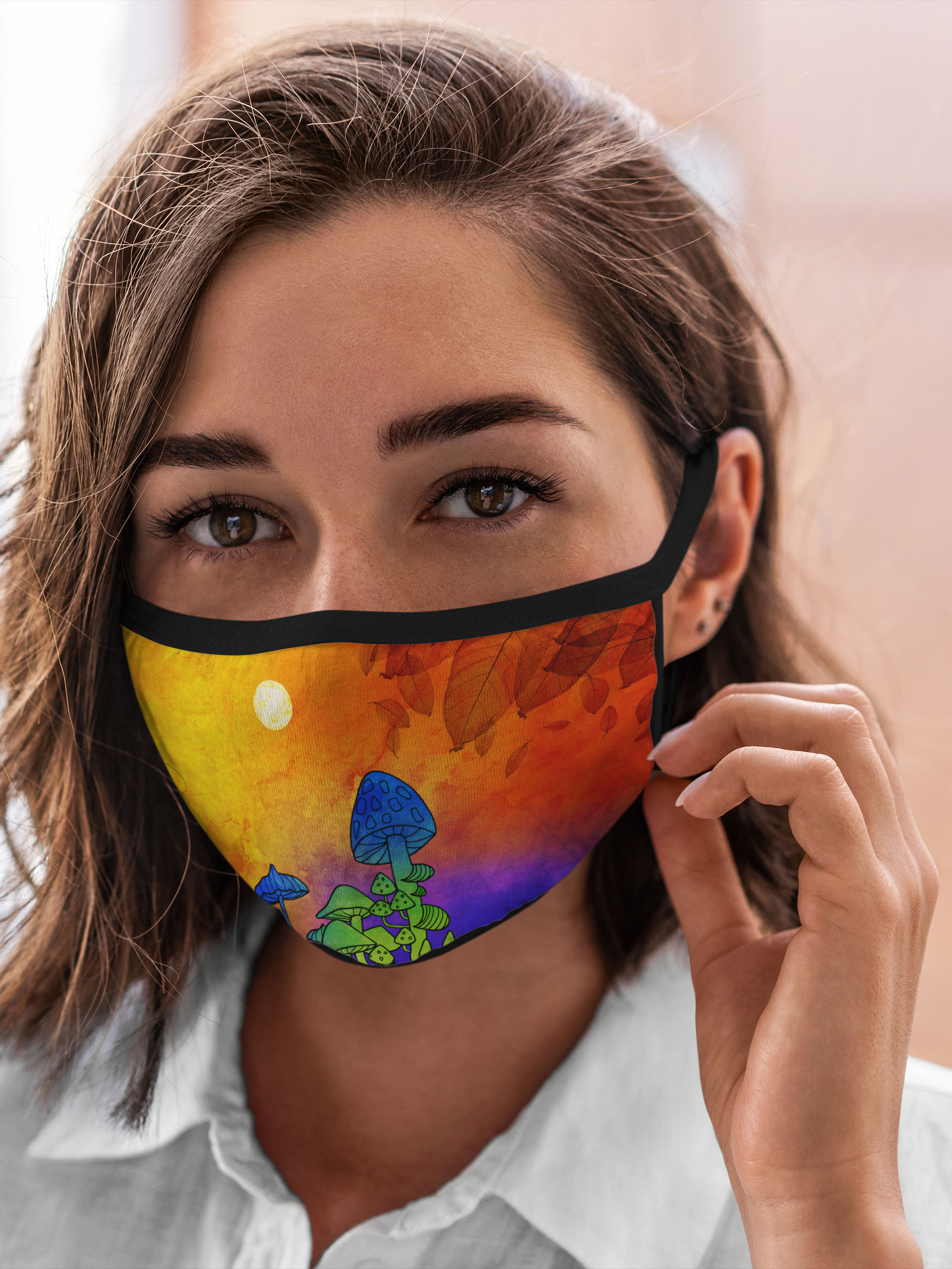 

Многоразовая маска унисекс Burnettie Природа Заколдованный Лес, Разноцветный, Природа Заколдованный Лес