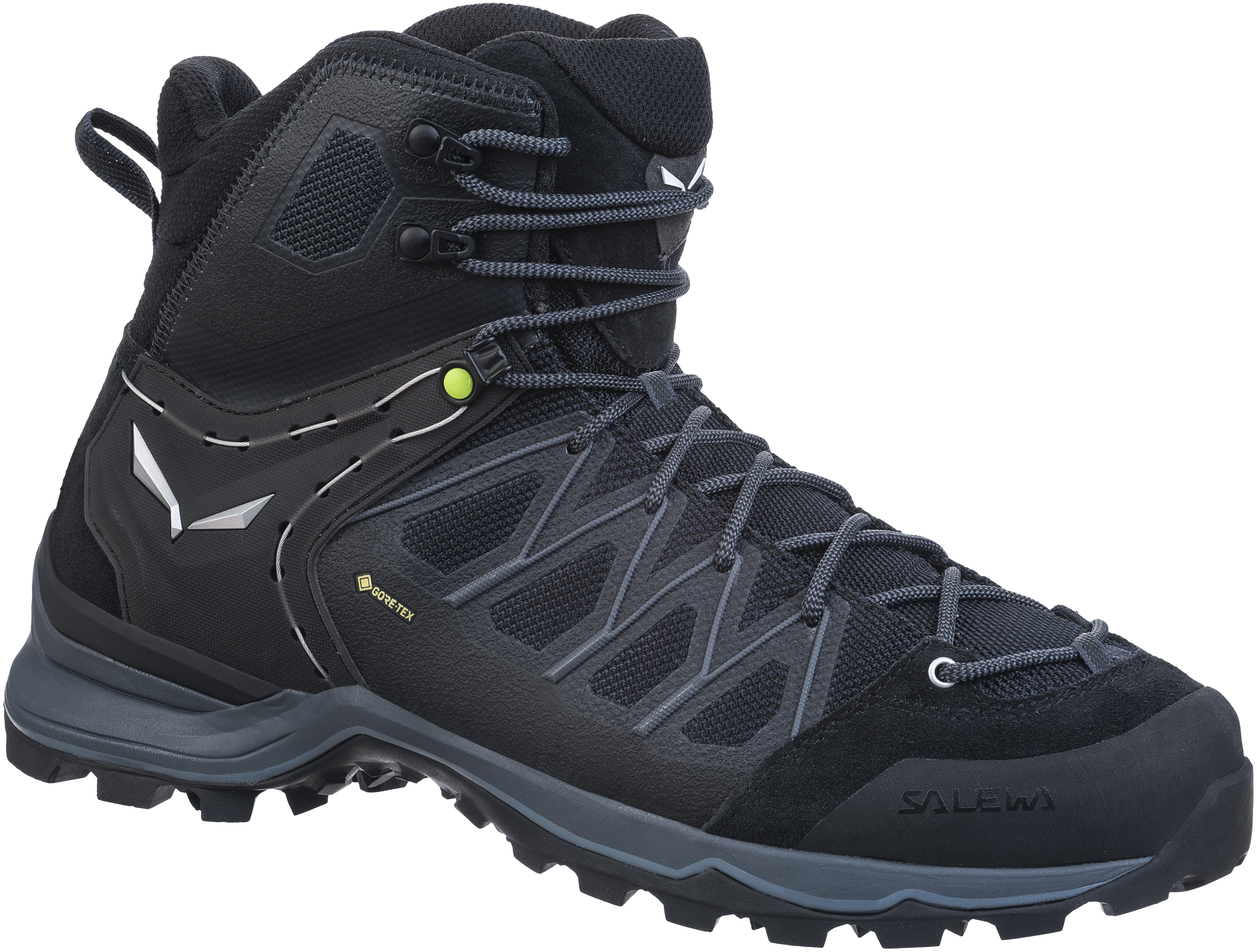 фото Ботинки мужские salewa mtn trainer lite mid gore-tex men's черные 9 uk