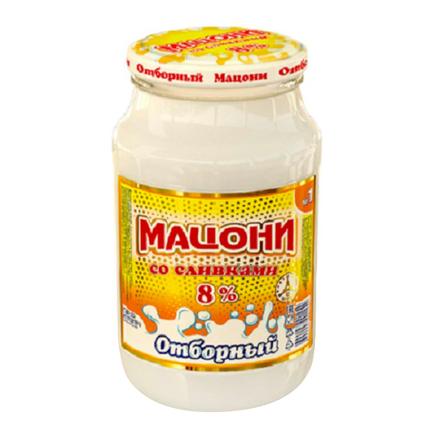 

Мацони Отборный со сливками 8% БЗМЖ 900 мл