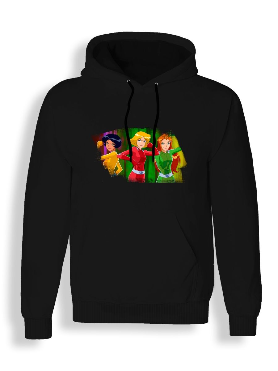 

Худи унисекс СувенирShop Тотали спайс/Totally Spies/Мультфильм 15 черное XL, "Тотали спайс/Totally Spies/Мультфильм" 15