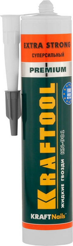 Клей монтажный KRAFTOOL KraftNails Premium KN-901 310мл морозостойкий клей bonkeel