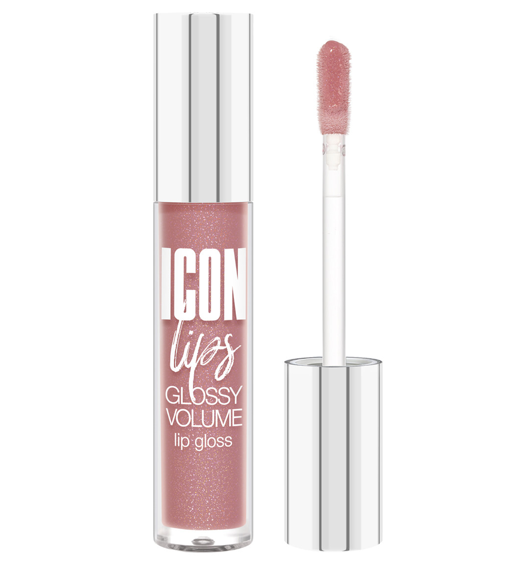 фото Блеск для губ luxvisage icon lips glossy volume с эффектом объема, №503 nude rose, 3,4 г