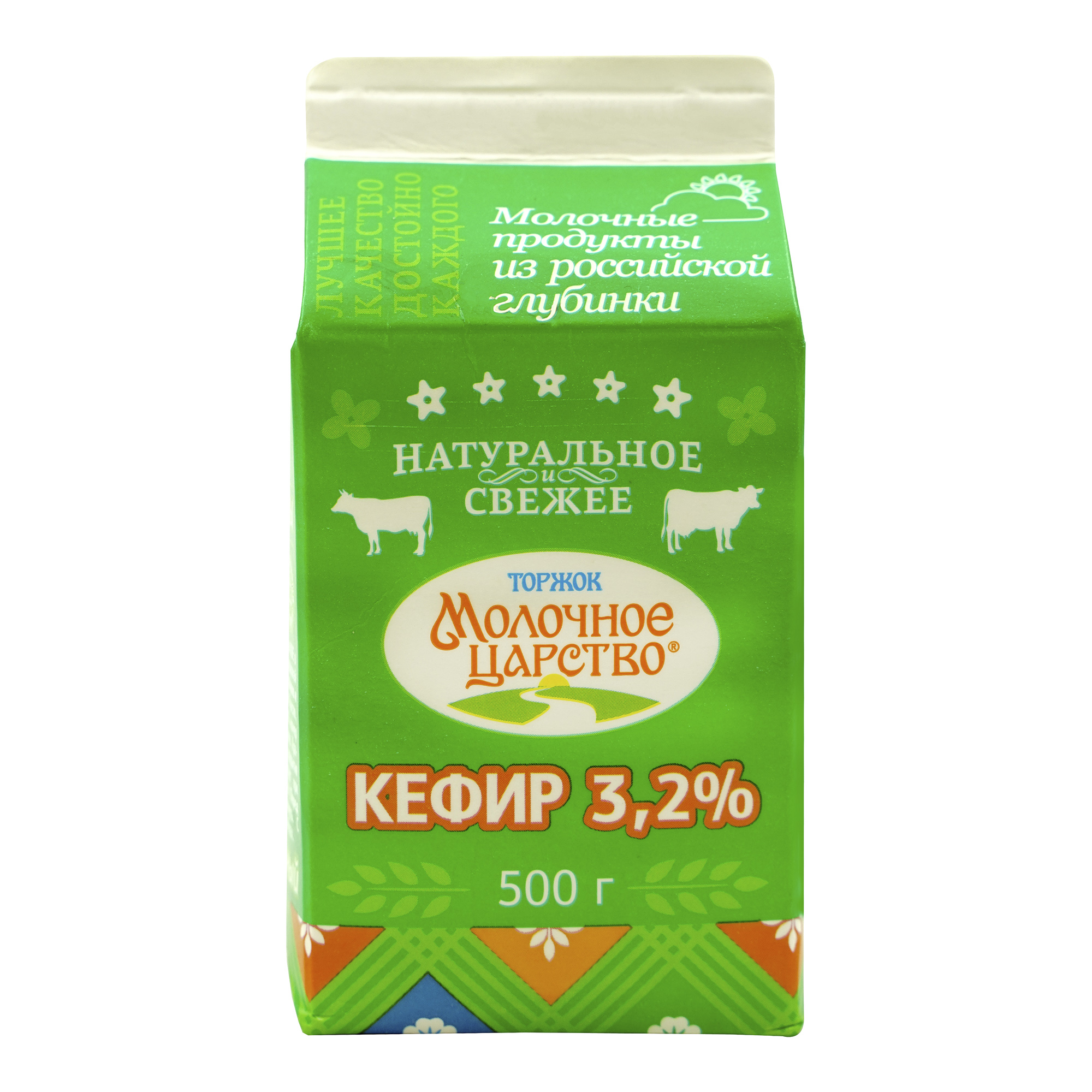 

Кефир Молочное царство 3,2% БЗМЖ 500 мл