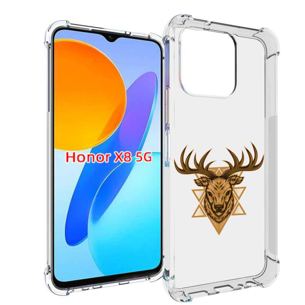 

Чехол MyPads Олень для Honor X8 5G, Прозрачный, Tocco