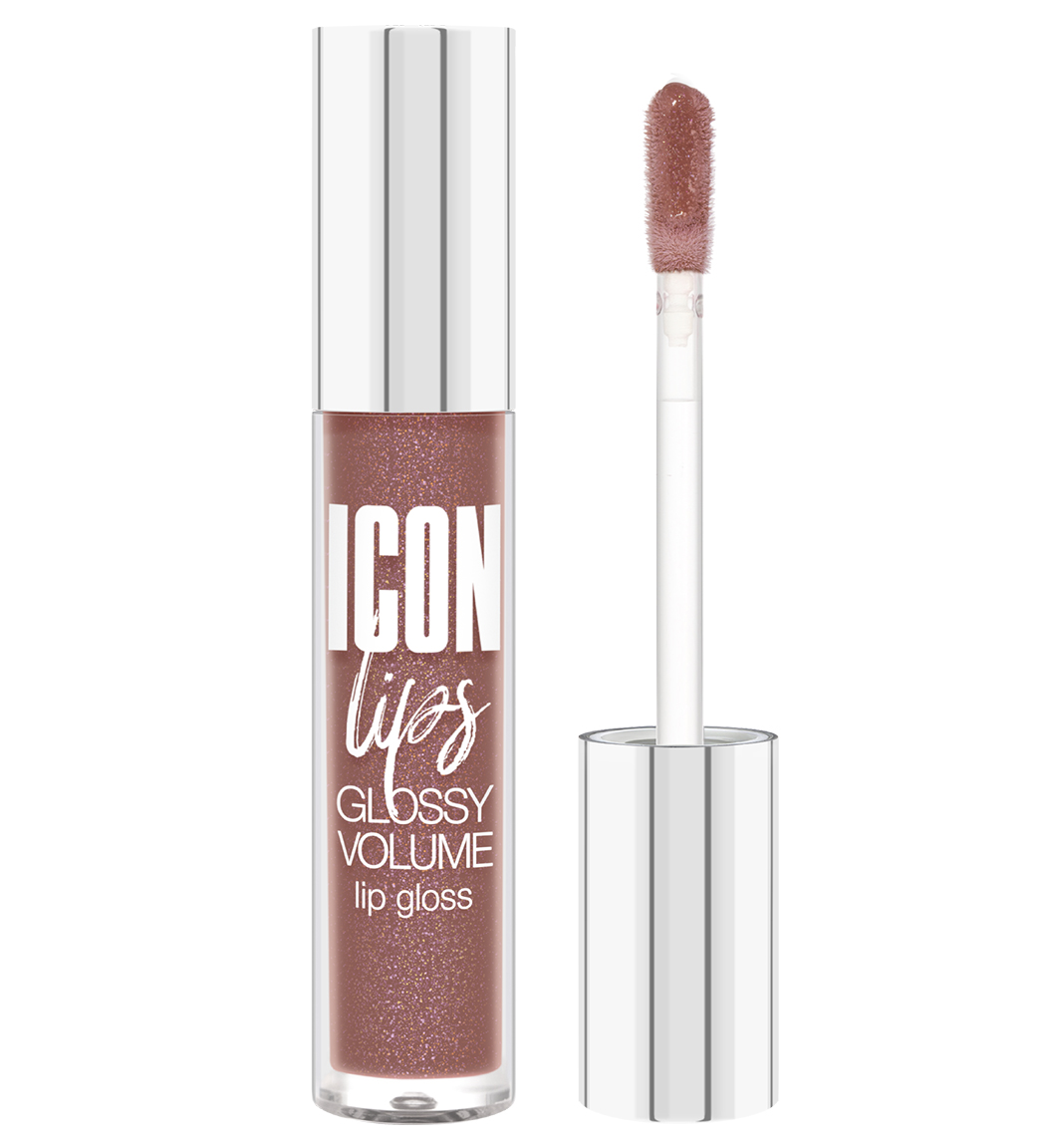 фото Блеск для губ luxvisage icon lips glossy volume с эффектом объема №506 caramel beige 3,4 г