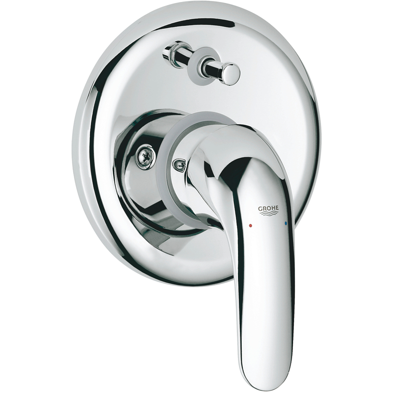 

Смеситель для ванны GROHE Euroeco 32747000, со встроенным механизмом, Серебристый