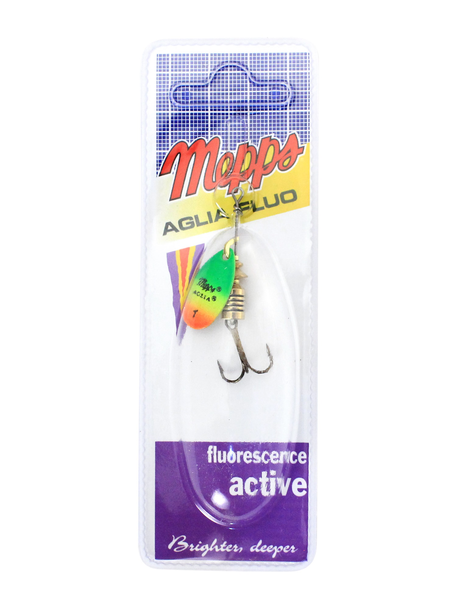 

Блесна вращающаяся Mepps Aglia OR Tiger №1, 3,5 г, блистер, Разноцветный