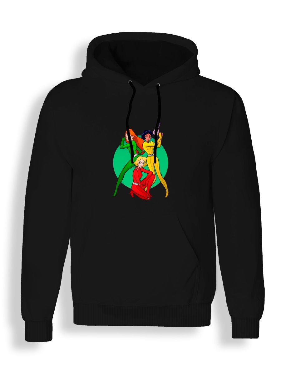 

Худи унисекс СувенирShop Тотали спайс/Totally Spies/Мультфильм 20 черное L, "Тотали спайс/Totally Spies/Мультфильм" 20