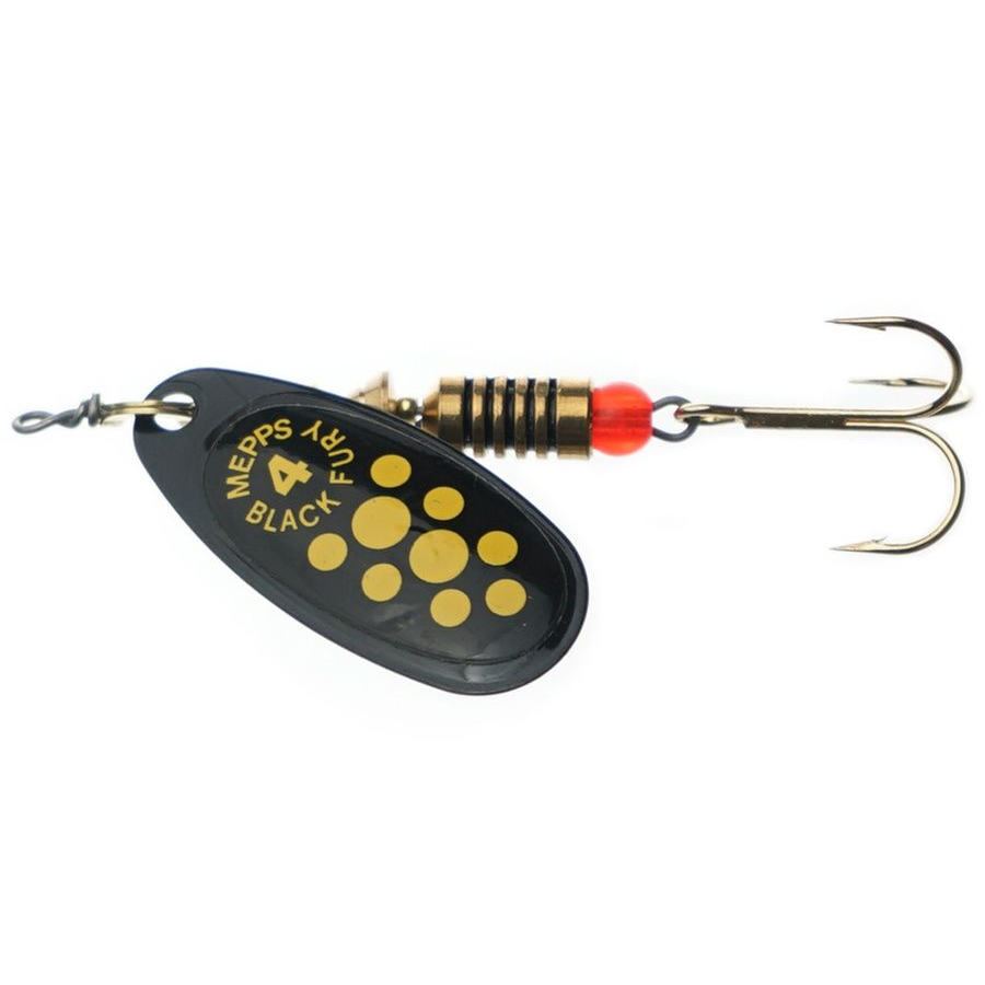 

Блесна вращающаяся Mepps Black Fury Jaune OR №4, 8 г, блистер, Золотистый;черный