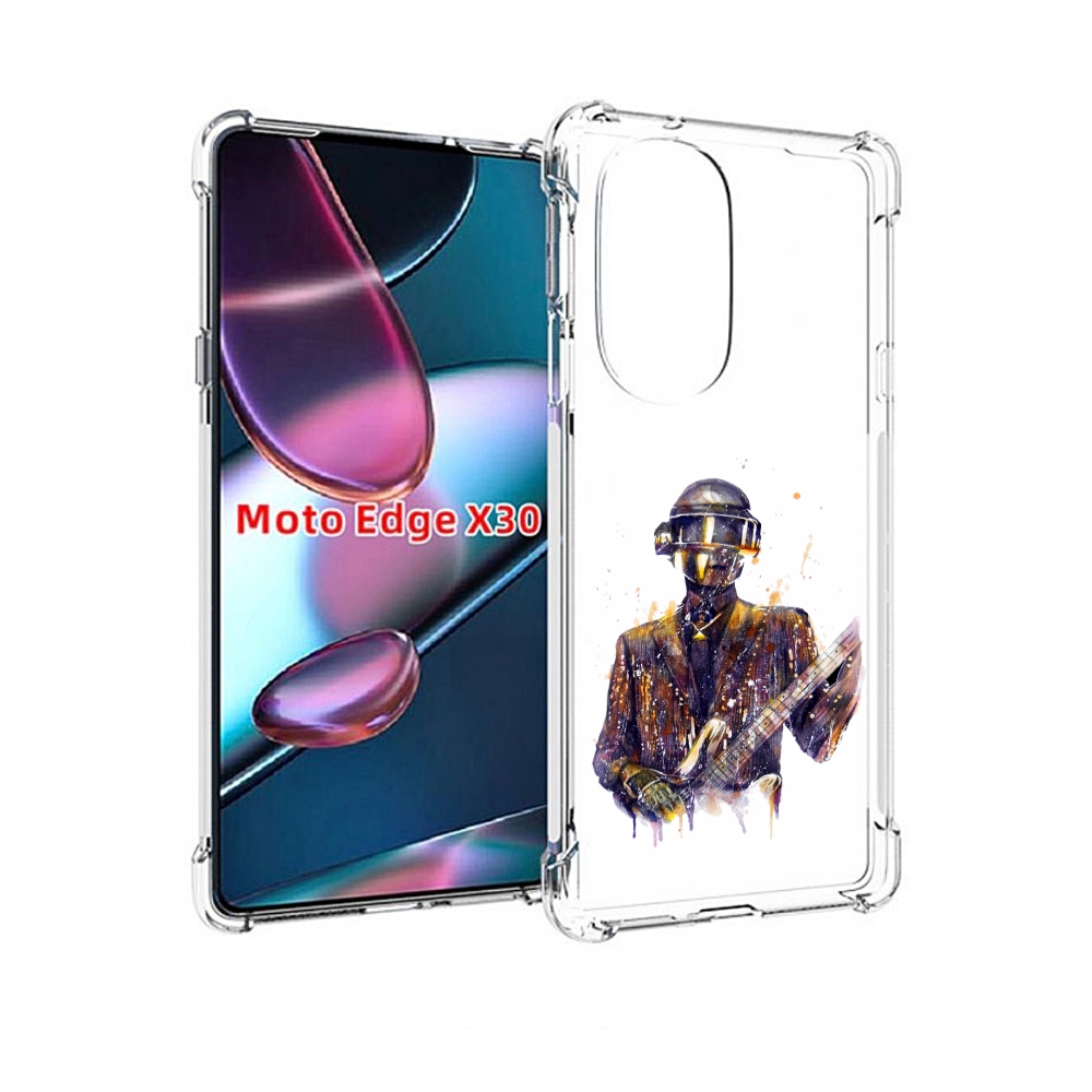 

Чехол MyPads космо-гитарист для Motorola Moto Edge X30, Прозрачный, Tocco