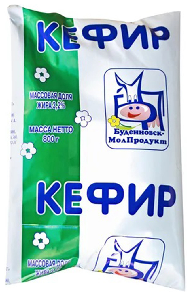 

Кефир БуденновскМолПродукт 3,2% БЗМЖ 800 мл