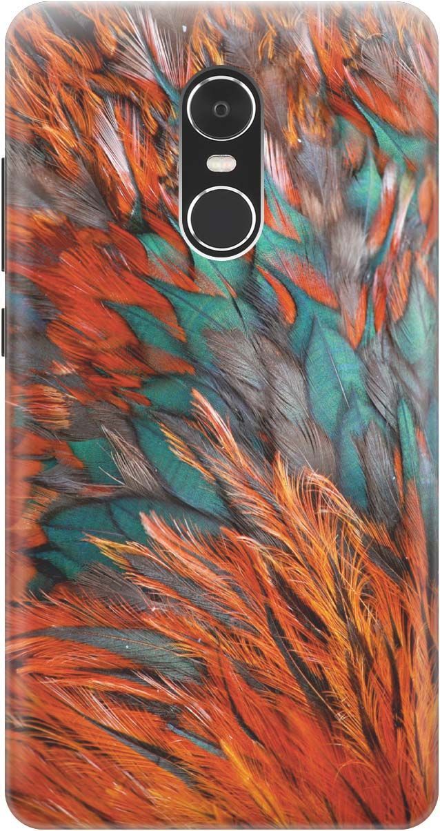 

Чехол на Xiaomi Redmi Note 4 "Разноцветные перья", Желтый;зеленый, 1365