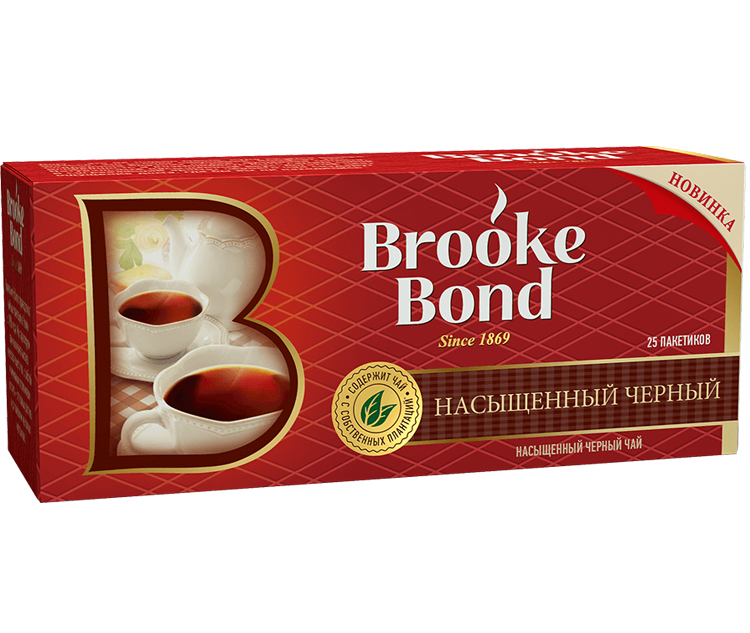 

Чай черный Brooke Bond байховый 1,8 г х 25 шт + Шоколад Ritter