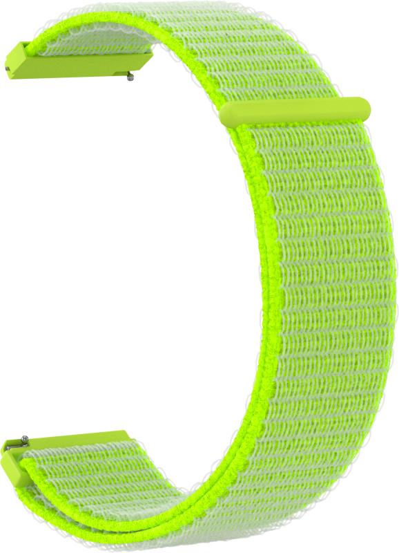 

Ремешок нейлоновый GSMIN Woven Nylon 20 для Samsung Galaxy Watch 4 44мм (Салатовый), Зеленый