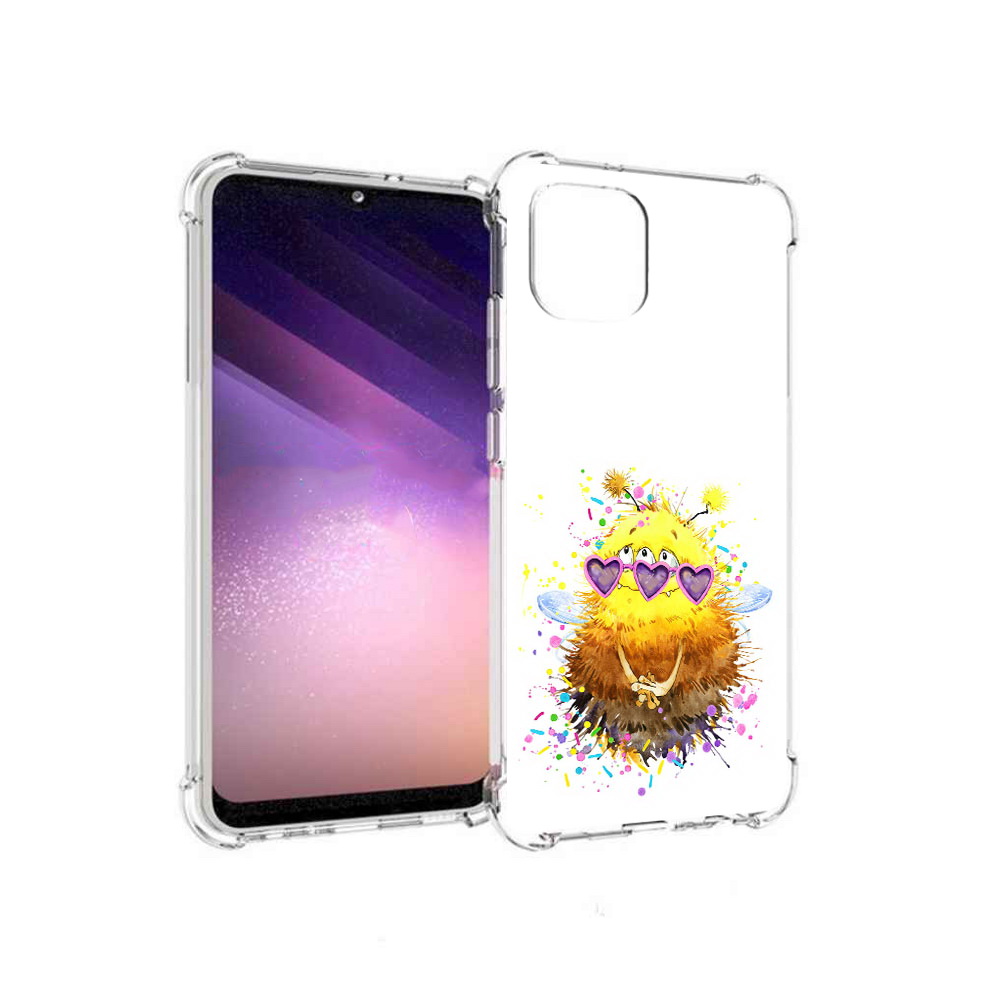 

Чехол MyPads Tocco для Samsung Galaxy A03 Пушитый шмель (PT226903.537.143), Прозрачный, Tocco