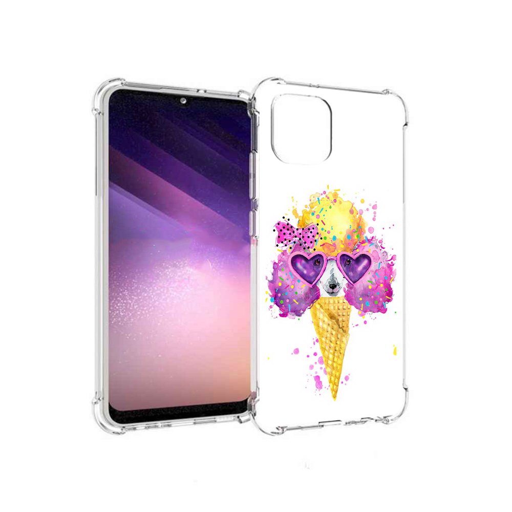 

Чехол MyPads Tocco для Samsung Galaxy A03 Рожок (PT226903.537.146), Прозрачный, Tocco