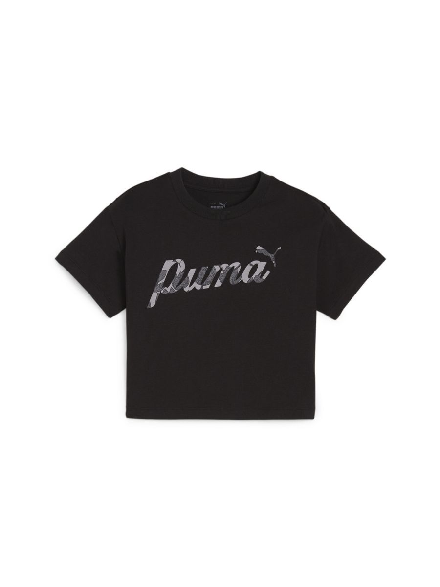 

Футболка Puma Ess+Blossom Short Tee G, черный, 152, 68043901