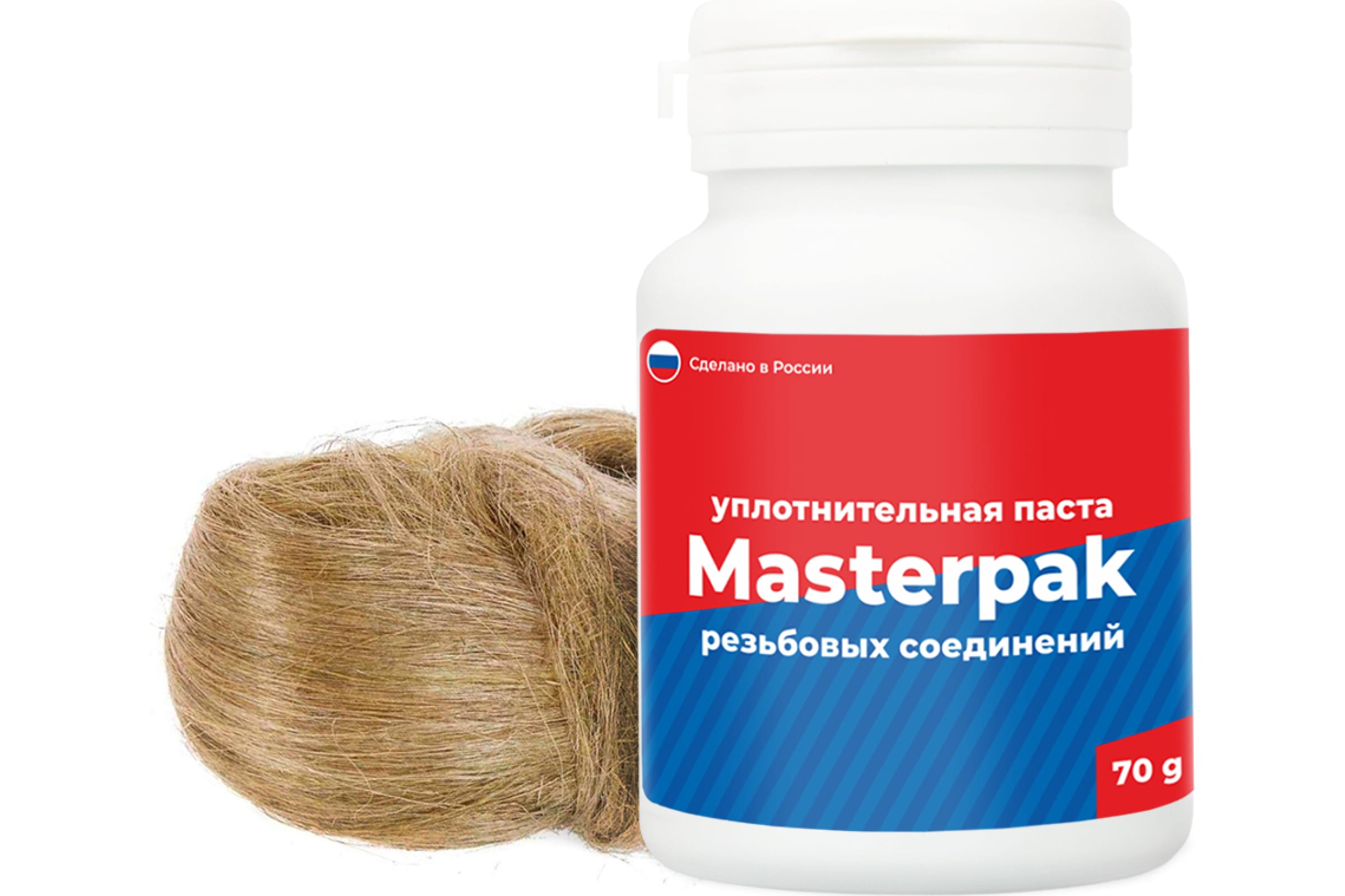 MasterFlax Комплект паста уплотнительная вода, пар 70 г + лён 14 г ИС.130209 паста masterflax h2o 70 г