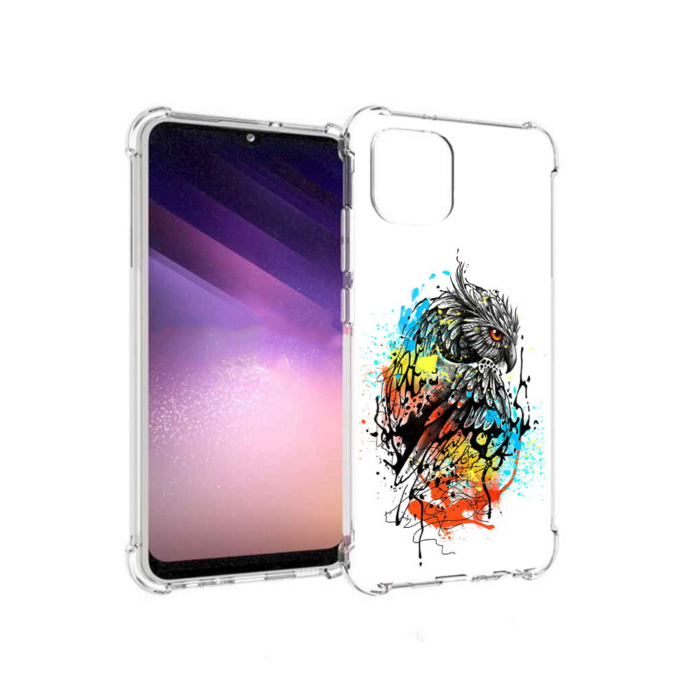 

Чехол MyPads Tocco для Samsung Galaxy A03 Творческая сова (PT226903.537.170), Прозрачный, Tocco