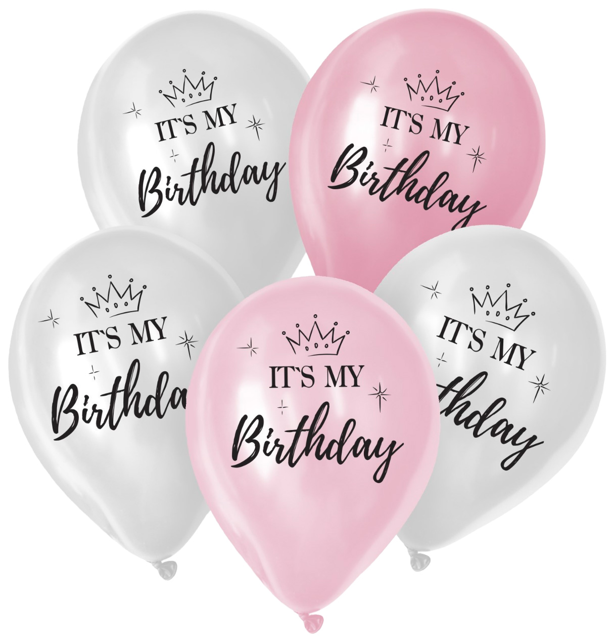 

Шар латексный 12" «It`s my birthday»,50шт.