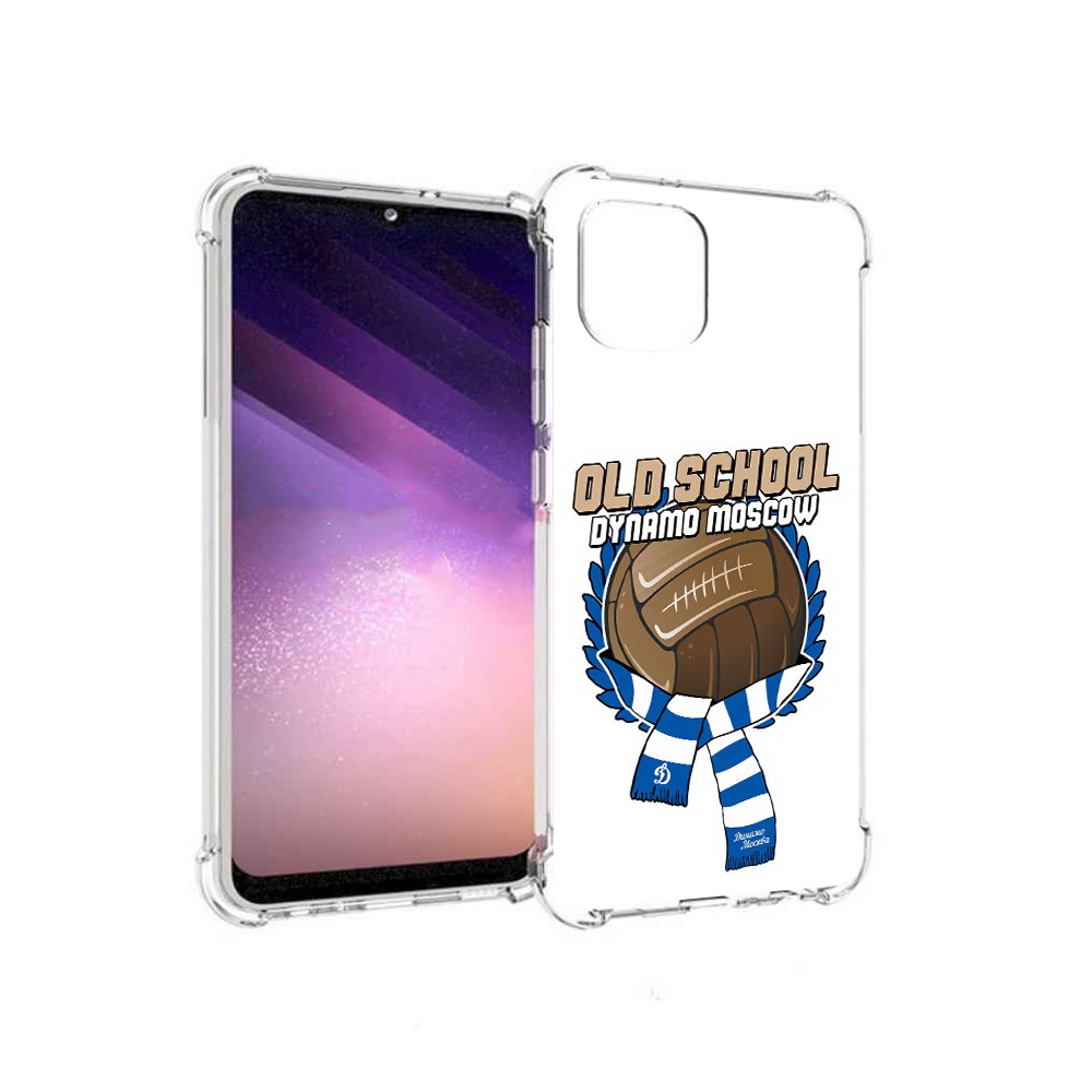 

Чехол MyPads Tocco для Samsung Galaxy A03 ФК Динамо олд скул (PT226903.537.176), Прозрачный, Tocco