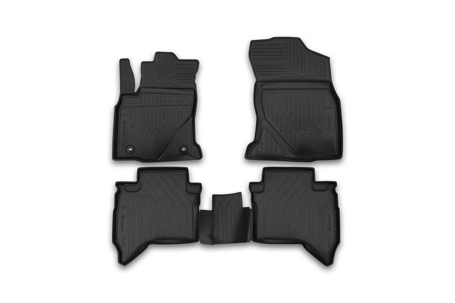 фото Коврики в салон toyota hilux, 08/2015-, 4 шт. (полиуретан) element