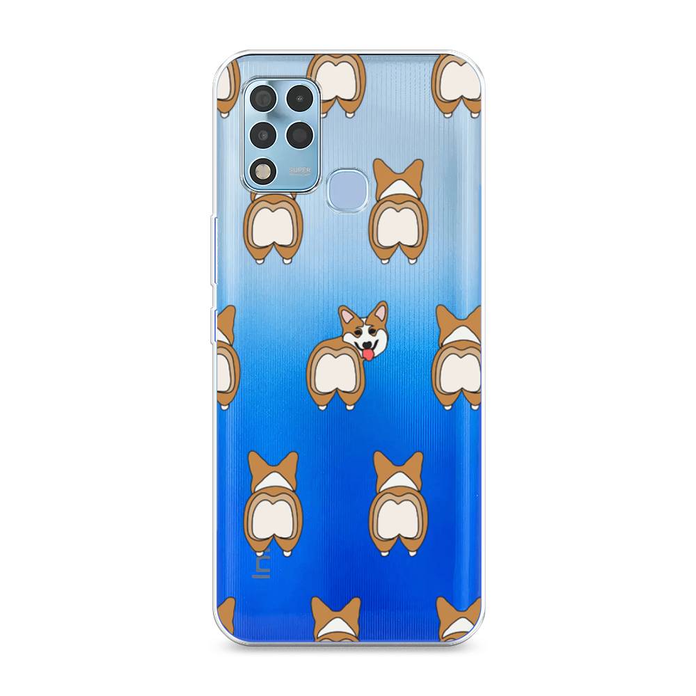 

Чехол Awog на Infinix Hot 11 G37 "Милый корги фон", 3102150-2