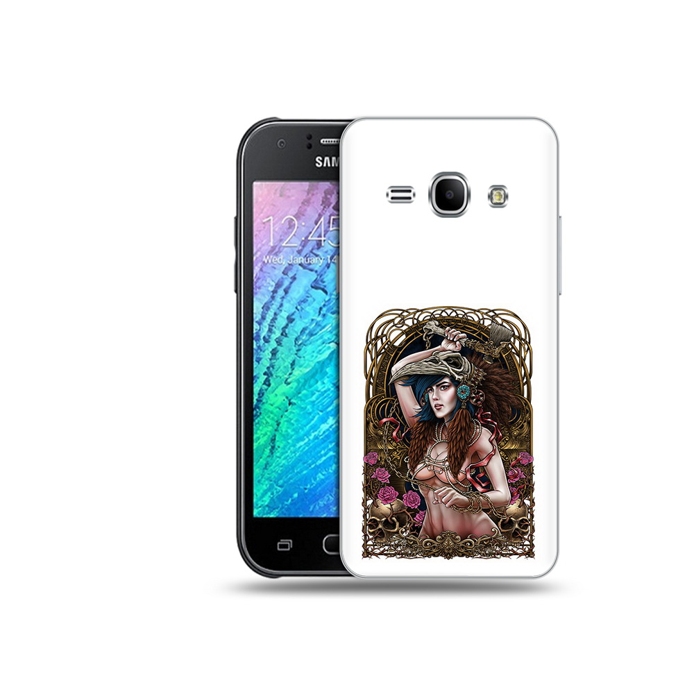 

Чехол MyPads Tocco для Samsung Galaxy J1 красивая девушка рисунок (PT12095.602.407), Прозрачный, Tocco