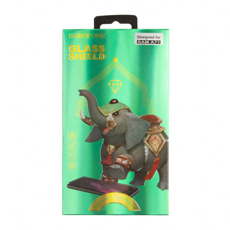 

Защитное стекло Borofone Elephant для Samsung A71 2.5D, 0.33 мм
