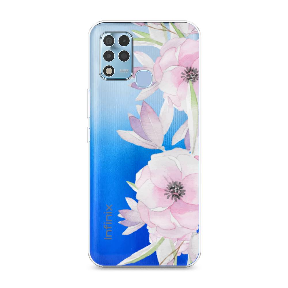 

Чехол Awog на Infinix Hot 11 G37 "Нежные анемоны", 3102150-8