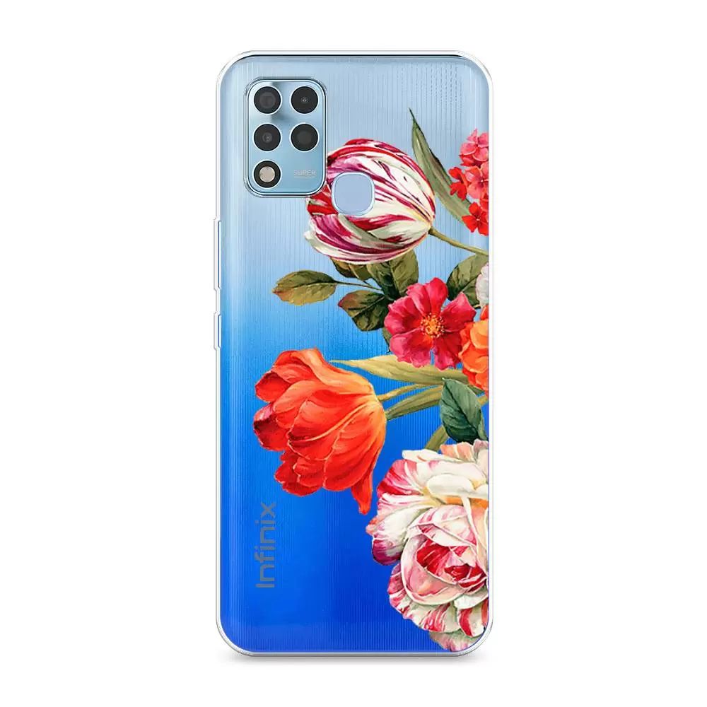 

Чехол Awog на Infinix Hot 11 G37 "Весенний букет", Разноцветный, 3102150-8