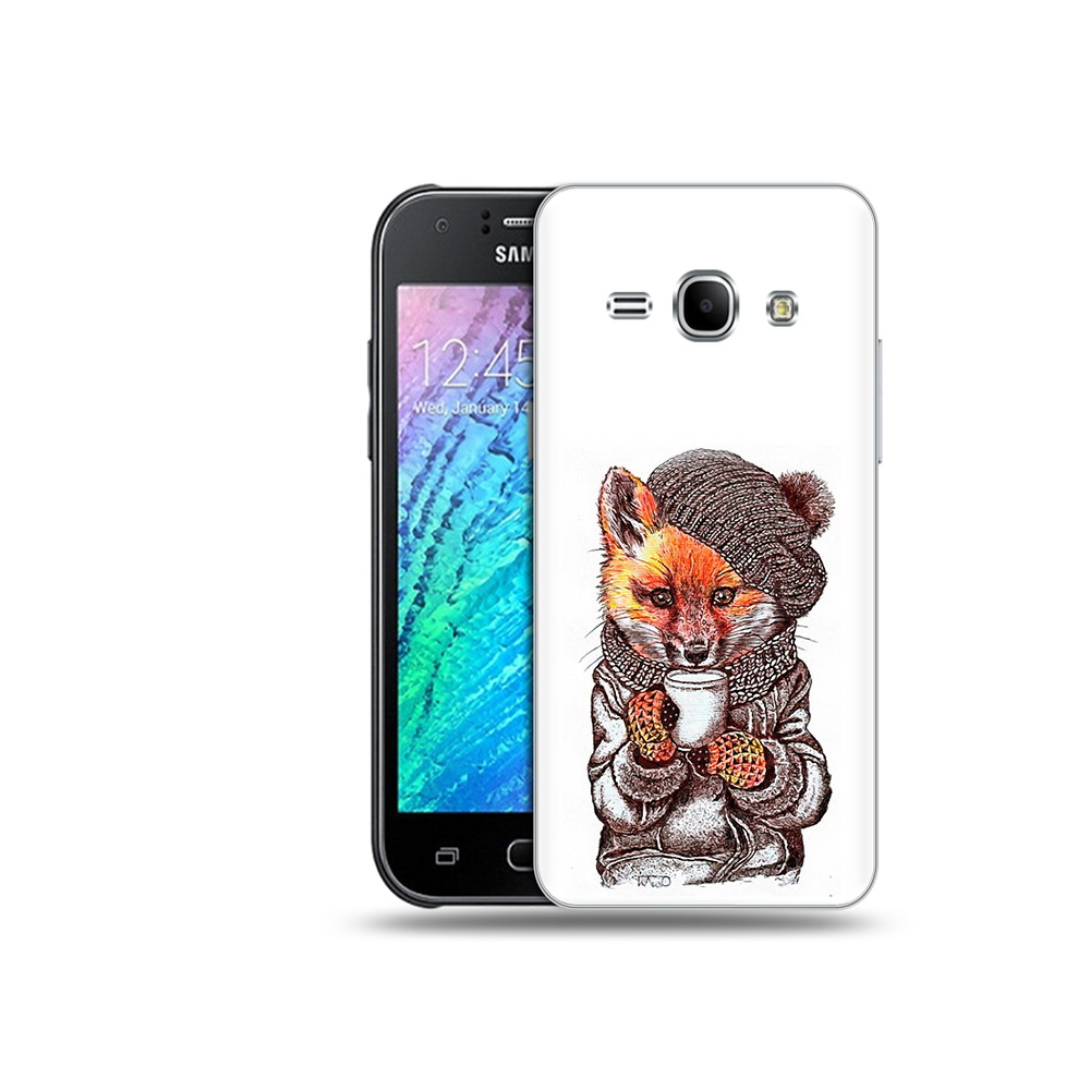 

Чехол MyPads Tocco для Samsung Galaxy J1 лиса в шапке (PT12095.602.437), Tocco