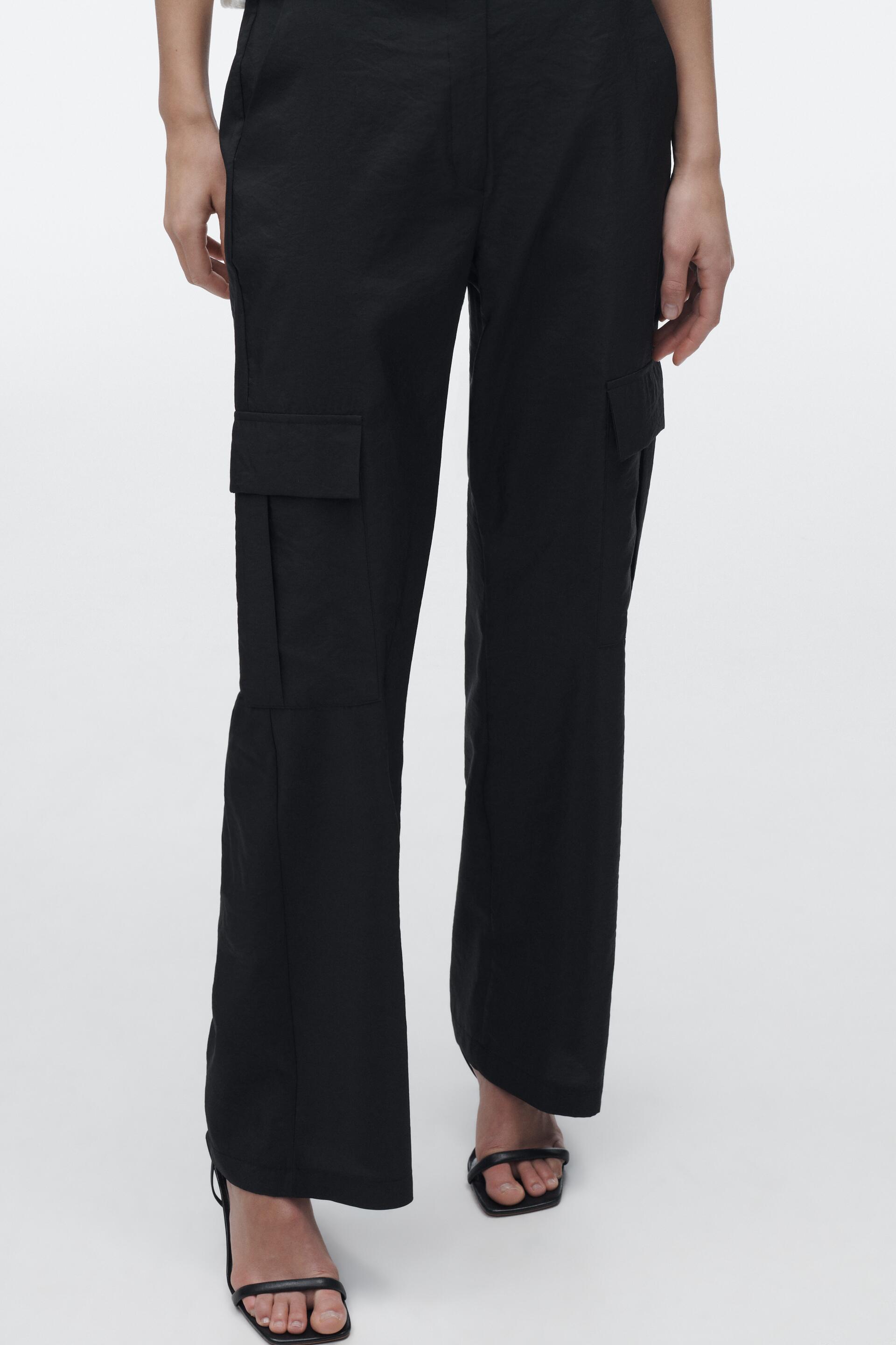 

Брюки женские ZARA 01165130 черные M (доставка из-за рубежа), Черный, 01165130